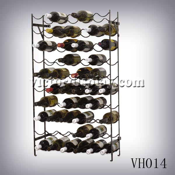 VH014wine Display rack, wine display, red wine display stand, wine display shelf, retail wine rack, iquor store wine display.jpg