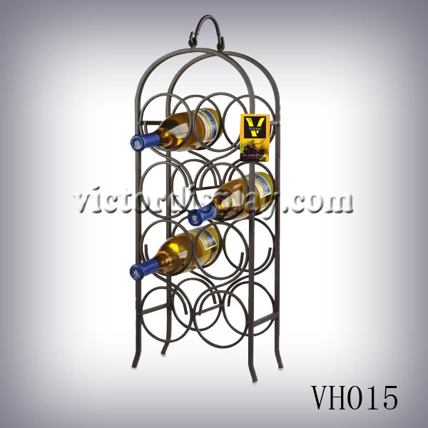 VH015wine Display rack, wine display, red wine display stand, wine display shelf, retail wine rack, iquor store wine display.jpg