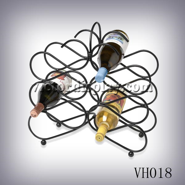 VH018wine Display rack, wine display, red wine display stand, wine display shelf, retail wine rack, iquor store wine display.jpg