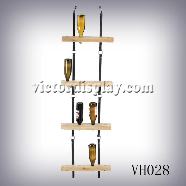 VH028wine Display rack, wine display, red wine display stand, wine display shelf, retail wine rack, iquor store wine display.jpg