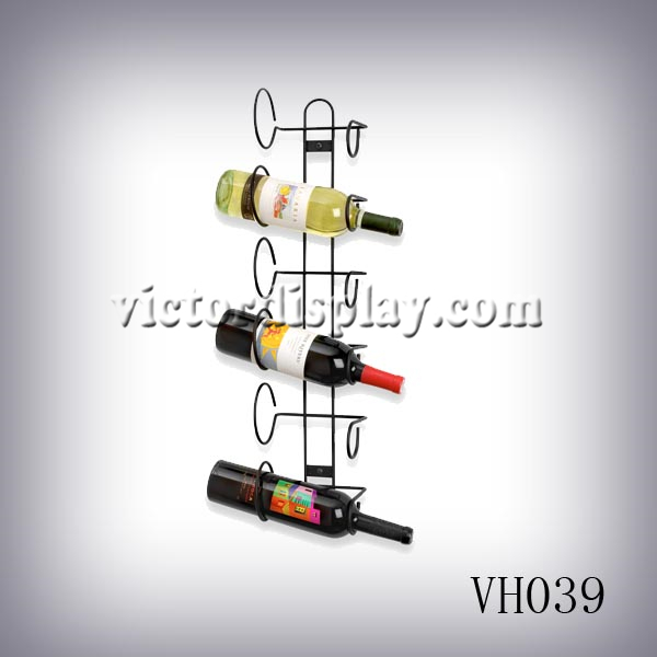 VH039wine Display rack, wine display, red wine display stand, wine display shelf, retail wine rack, iquor store wine display.jpg