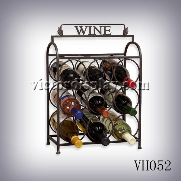 VH052wine Display rack, wine display, red wine display stand, wine display shelf, retail wine rack, iquor store wine display.jpg