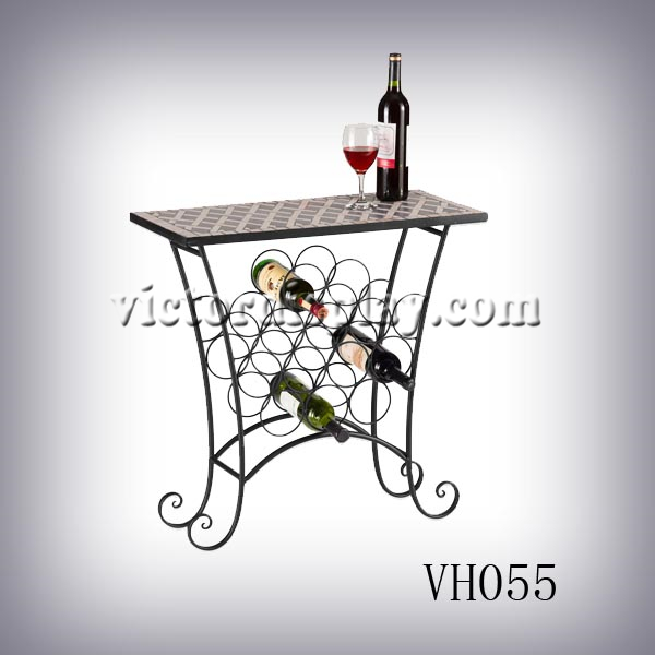 VH055wine Display rack, wine display, red wine display stand, wine display shelf, retail wine rack, iquor store wine display.jpg