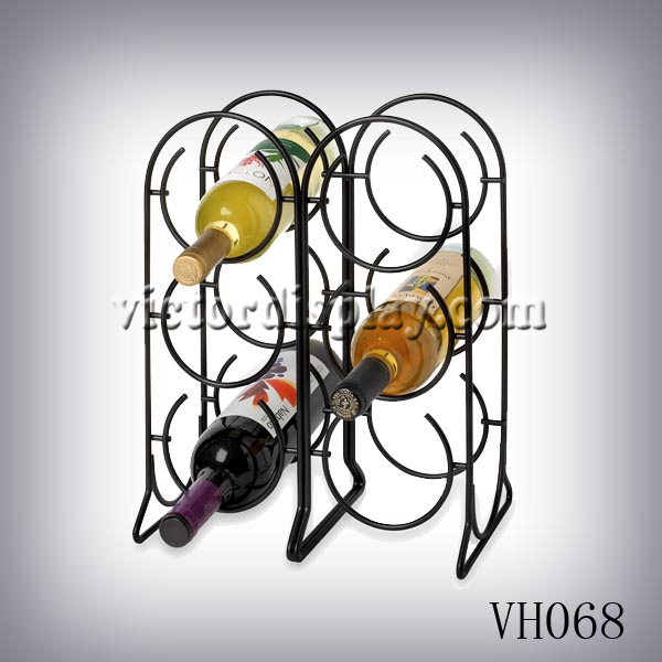 VH068wine Display rack, wine display, red wine display stand, wine display shelf, retail wine rack, iquor store wine display.jpg