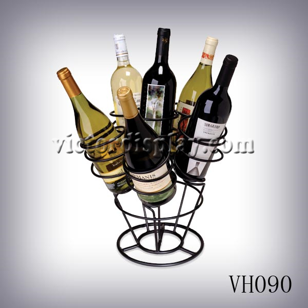 VH090wine Display rack, wine display, red wine display stand, wine display shelf, retail wine rack, iquor store wine display.jpg
