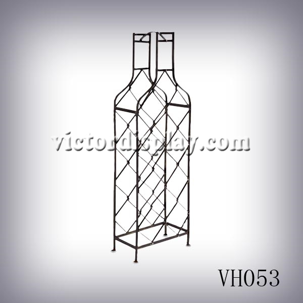 VH053wine Display rack, wine display, red wine display stand, wine display shelf, retail wine rack, iquor store wine display.jpg