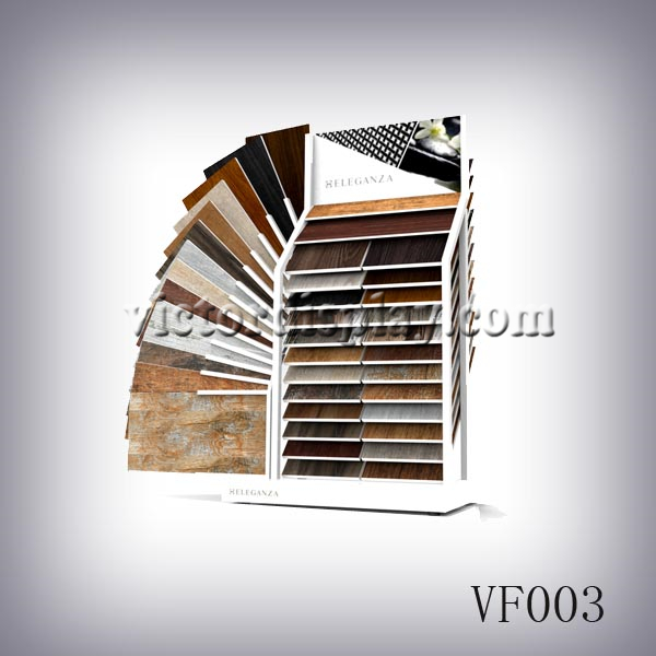 floor covering displays, floor tiles display rack, ceramic tile display stands, hardwood displays, timber floor display racks and custom designed displays VF003.jpg