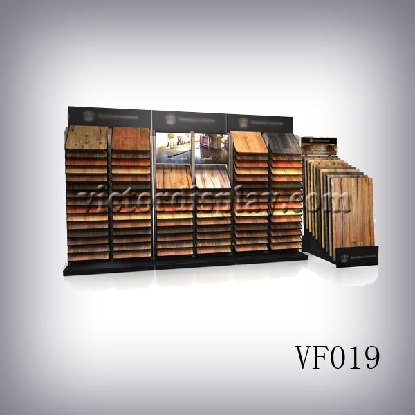 floor covering displays, floor tiles display rack, ceramic tile display stands, hardwood displays, timber floor display racks and custom designed displays VF019.jpg