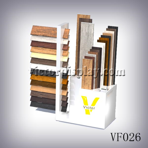 floor covering displays, floor tiles display rack, ceramic tile display stands, hardwood displays, timber floor display racks and custom designed displays VF026.jpg