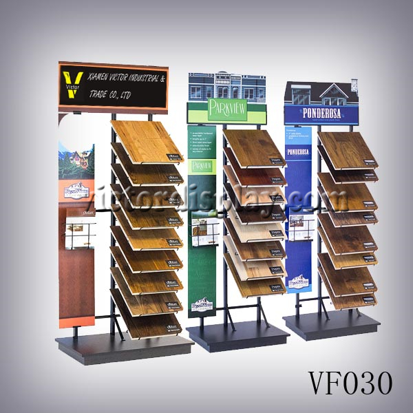 floor covering displays, floor tiles display rack, ceramic tile display stands, hardwood displays, timber floor display racks and custom designed displays VF030.jpg