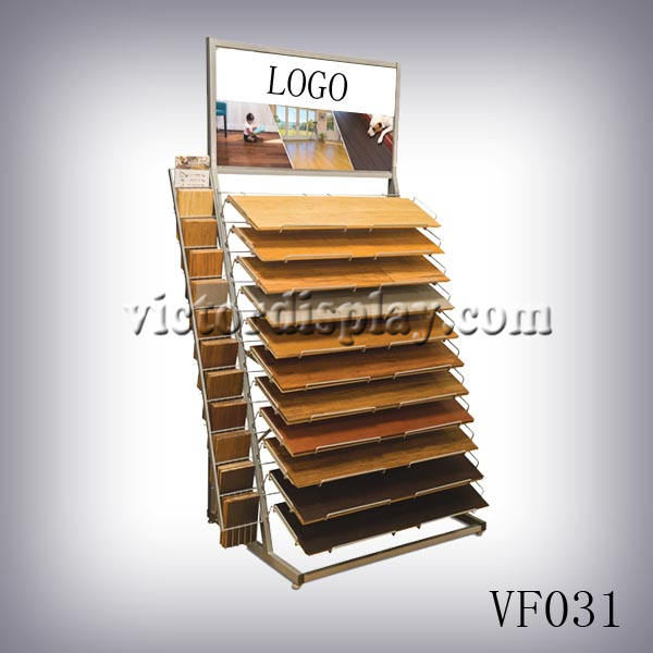 floor covering displays, floor tiles display rack, ceramic tile display stands, hardwood displays, timber floor display racks and custom designed displays VF031.jpg
