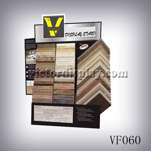 floor covering displays, floor tiles display rack, ceramic tile display stands, hardwood displays, timber floor display racks and custom designed displays VF060.jpg