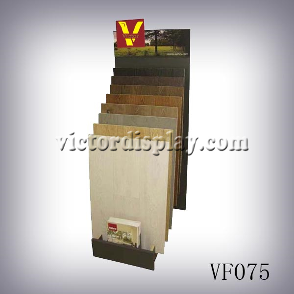 floor covering displays, floor tiles display rack, ceramic tile display stands, hardwood displays, timber floor display racks and custom designed displays VF075.jpg
