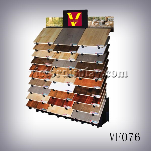 floor covering displays, floor tiles display rack, ceramic tile display stands, hardwood displays, timber floor display racks and custom designed displays VF076.jpg